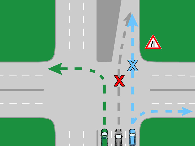 Fahrschule Forum • Thema anzeigen Fahrstreifen, Spurzusammenführungen usw.